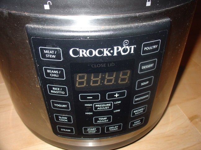 Crock-Pot 6 Quart Pressure Cooker/Slow Cook SCCPPC600V1