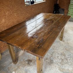 7’ X 4’ Bar Height, Kitchen Farm Table