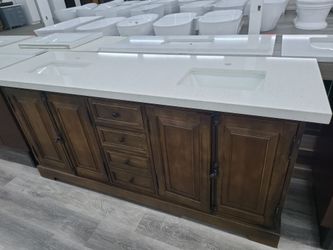 Bathroom Vanity 74"