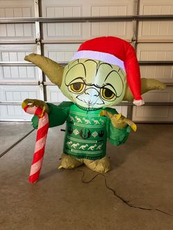 Christmas Airblown Inflatable Star Wars Yoda 3.2ft (New)