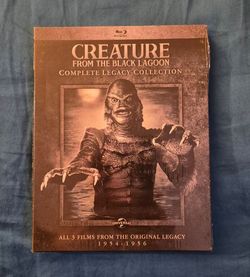 Creature from the Black Lagoon Complete Legacy Collection Blu-ray Sealed 3 Films