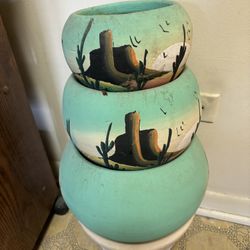 Indian Themed Vases 