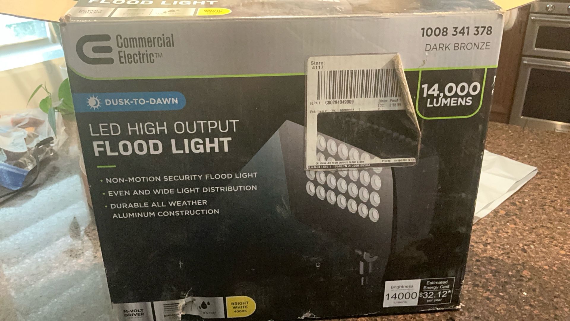 Commercial Electric 14,000 Lumen LED FLOOD LIGHT