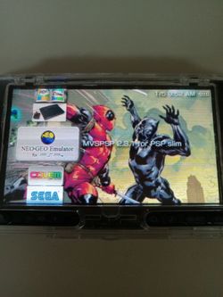 Custom PSP Hack w/Games PS1 Neo Geo TG-16 Super NES God of War GTA Pokémon Emerald SEGA