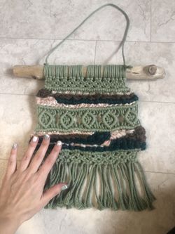 Macramé Local Made With Local Driftwood 