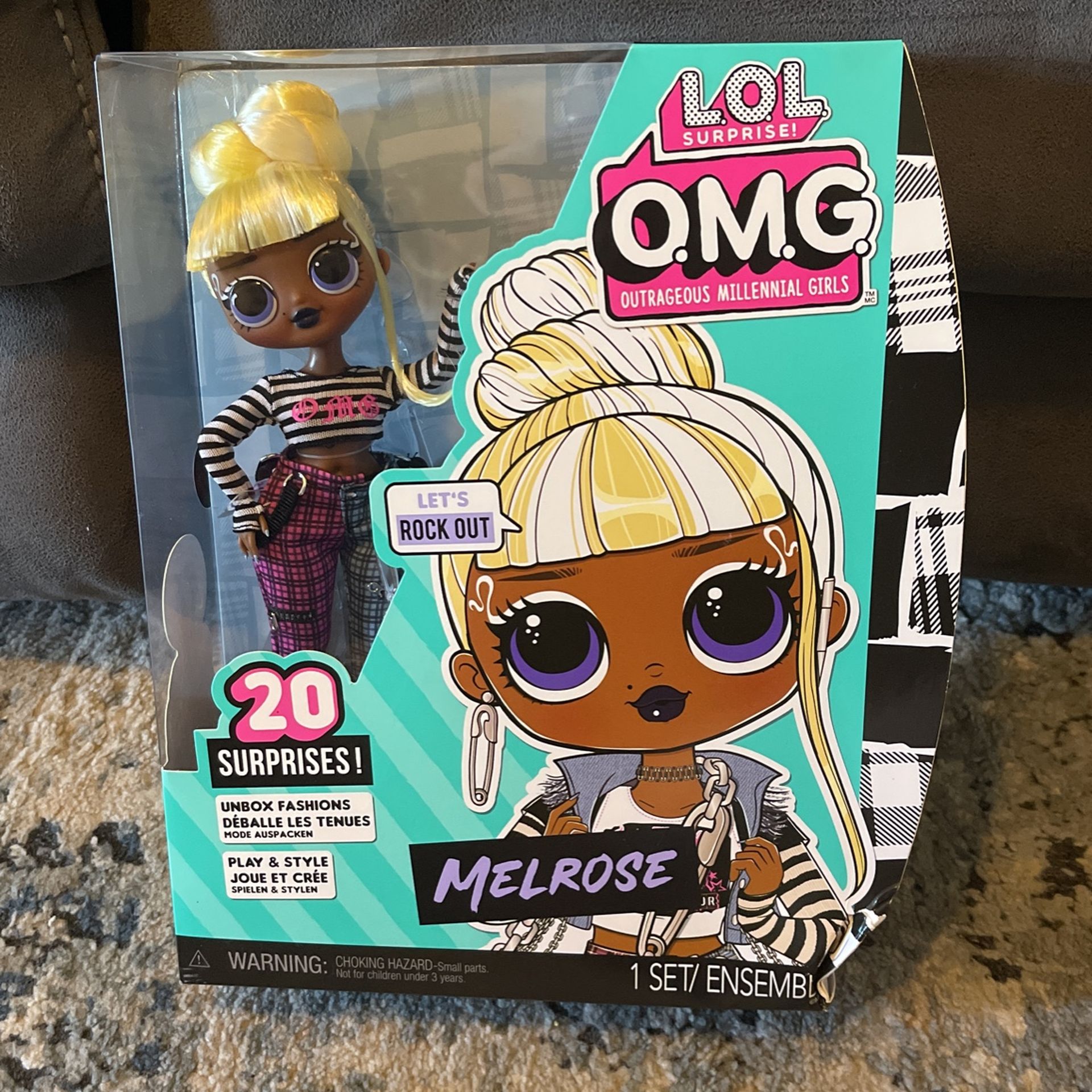 LOL Surprise OMG Melrose doll with 20 Surprises inside