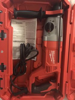 Milwaukee 1” SDS Rotary Hammer Drill new