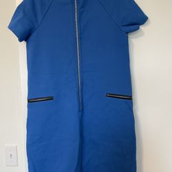 Ann Taylor Blue Dress 