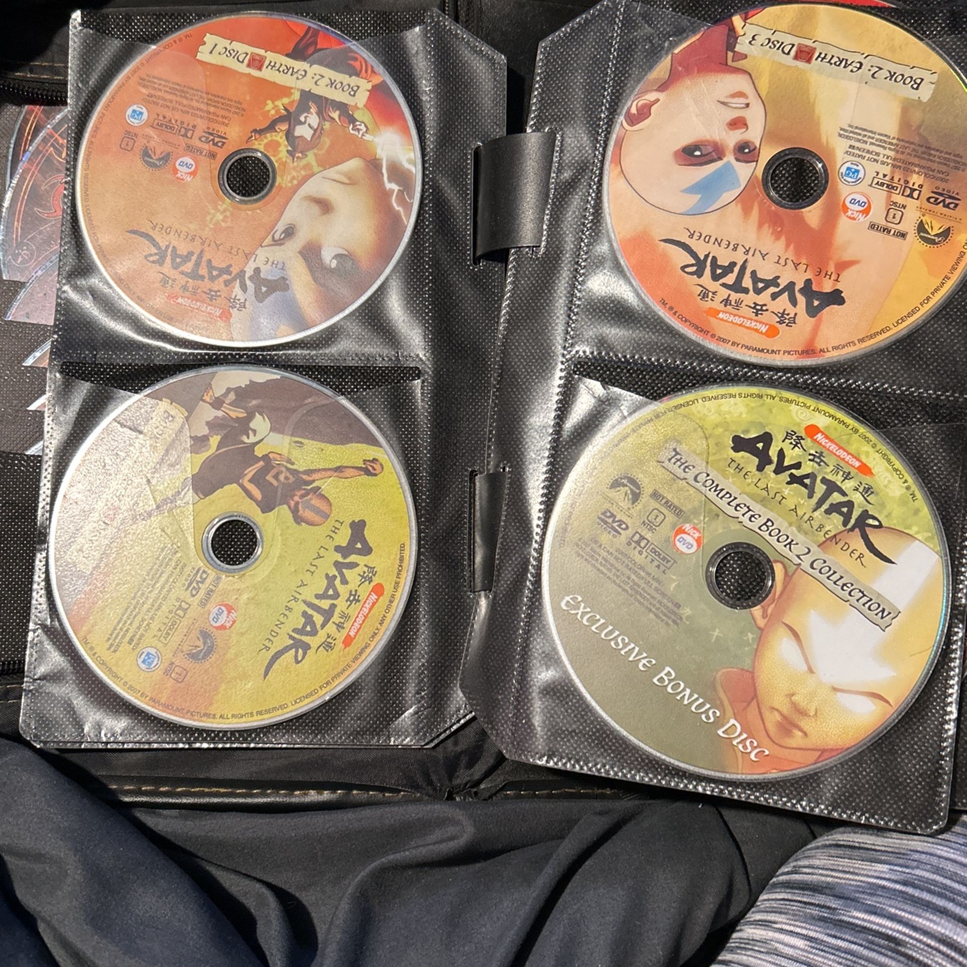 Avatar Book 2 Earth Complete Collection Disks 1-4