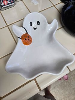 New Ceramic Ghost Serving Dish