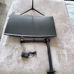 ‼️Gawfolk 32 inch Gaming Monitor with Desk Mount & Legs‼️