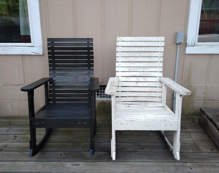 Vintage Wood Rocking Chairs (1950's)