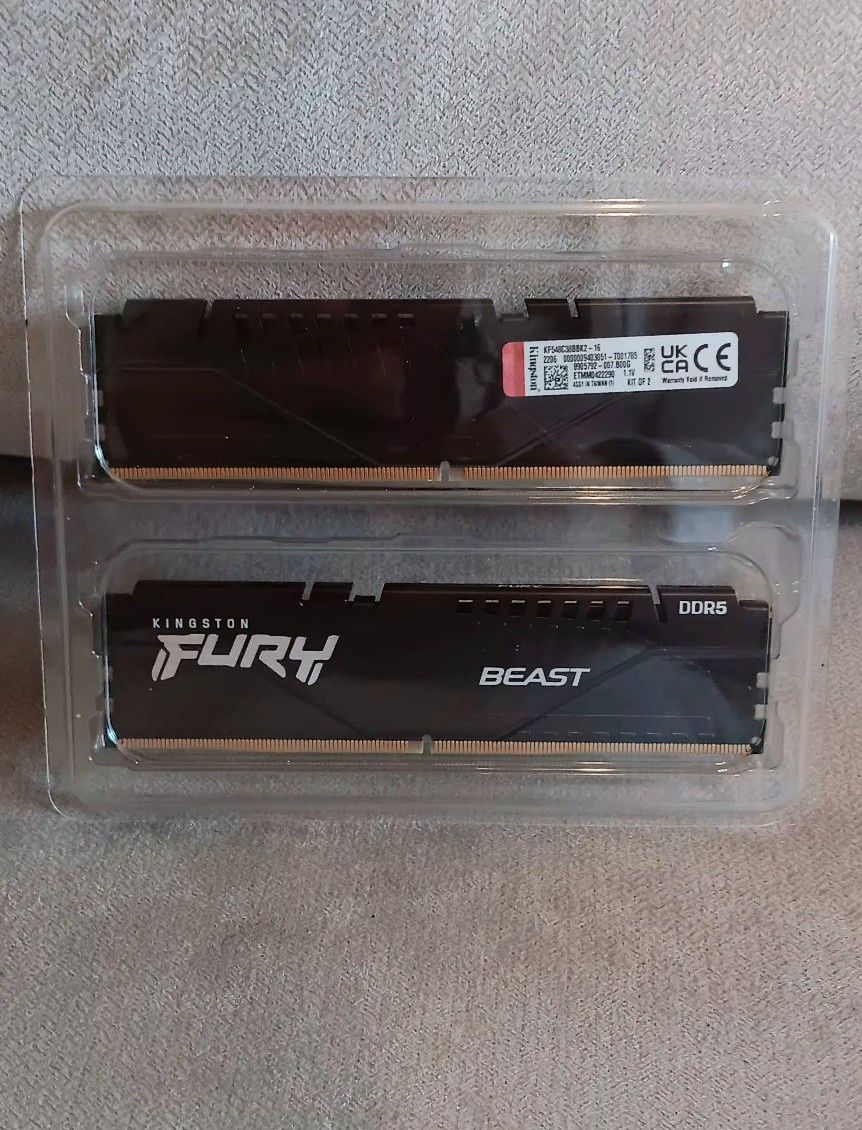 This is a Kingston FURY Beast DDR5 desktop memory kit