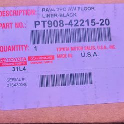 Tapetes De Goma Para Toyota Rav4 Únicamente Encajan En 2019 A 2025/Rubber Floor Mats for Toyota Rav4 Only Fit 2019 to 2025