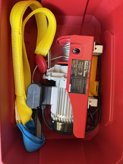Pittsburgh Remote Controlled Electric Hoist