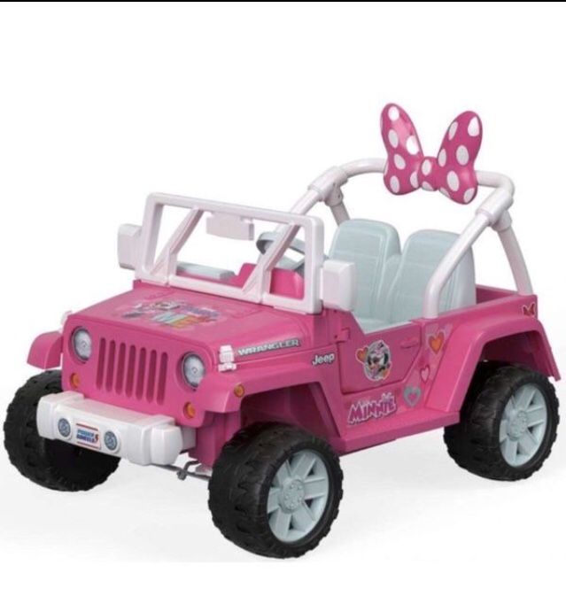 Power Wheels Minnie Mouse Happy Helpers Jeep Wrangler. In excellent condition . Hardly used!!