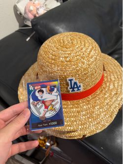 2026 Los Angeles Dodgers X One Piece Night Luffy DON!! card (SEALED)&Hat.