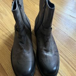 New French Connection FCUK Mens Brown Chelsea Designer Boots Size 8