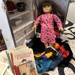 American Girl Doll With Accessories, Books And Extras 