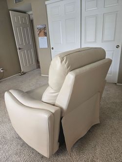 Light leather Recliner
