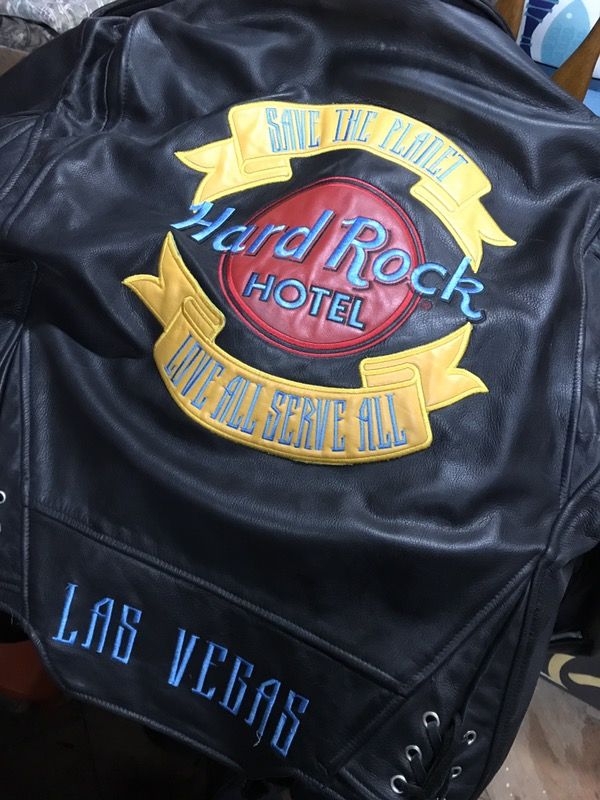 Hard Rock leather jacket XS