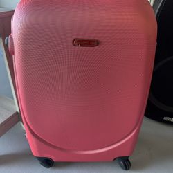 Carry On Suitcase Pink