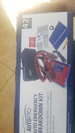 Auto pro auto emergency breakdown kit