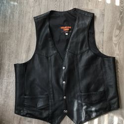 Antelope Creek 100% Leather Vest XL 
