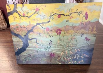 Large Canvas Wall Art Botanical Landscape