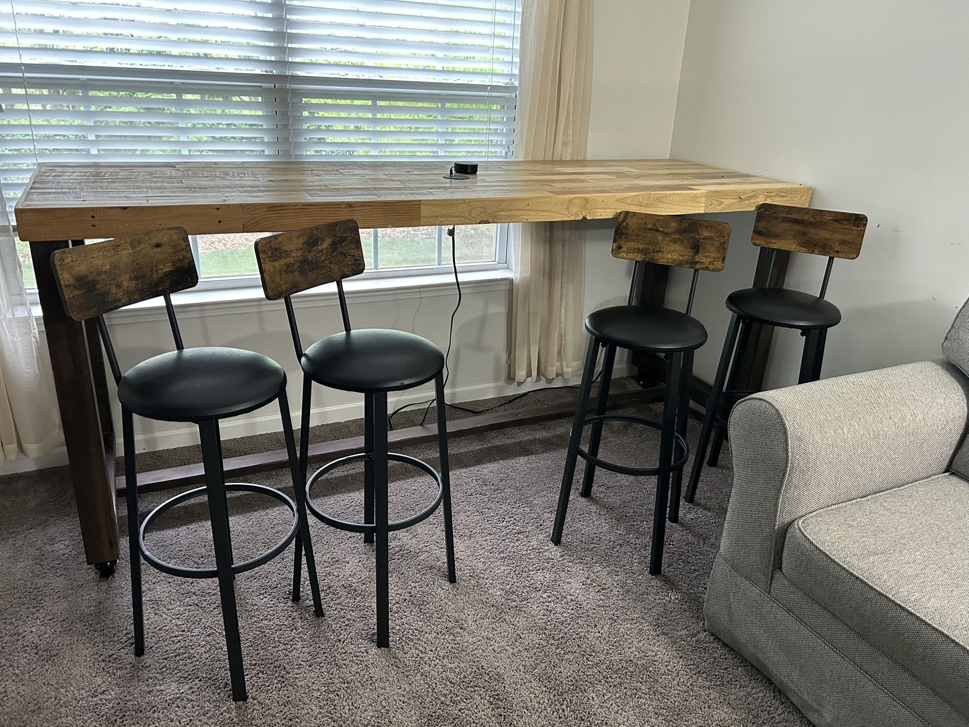 Bar Table With Stools