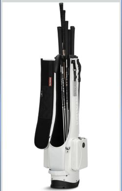 Helix golf stand bag with wheels new in box