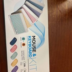 Bluetooth Wireless Keyboard and Mouse Combo,Ultra-Slim Ergonomic Small Rechargeable Bluetooth Keyboa