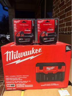 Milwaukee M18 2 gallon wet/dry vacuum