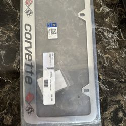 Brand New Corvette License Plate Frame