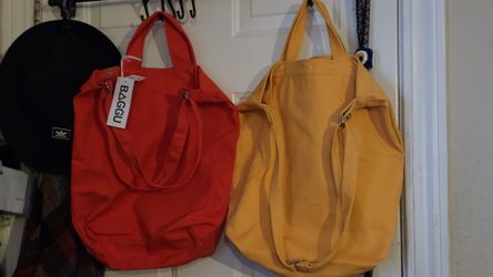 Baggu Tote Bag Red And Yellow