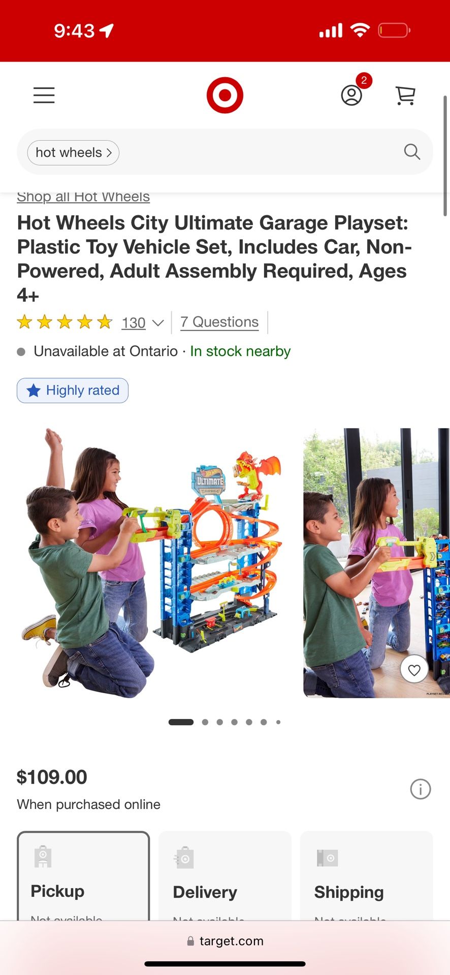 Hot Wheels City Ultimate Garage Playset