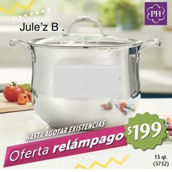 Princess House. Olla De 15 Qts Tri-ply Nueva En Su Caja 