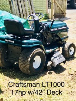 17 hp craftsman riding mower outlet