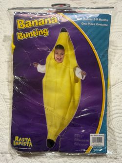 Baby (3-9 Months) Banana Bunting Costume (New)