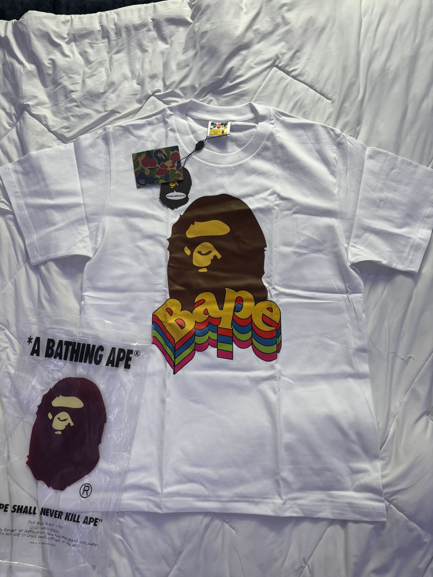 Multi Colored Bape Tee