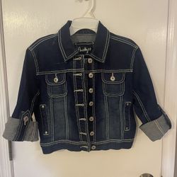 Super Cute Jean Jacket Juniors Size Small