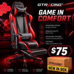 GTRACING GAME CHAIR NEW