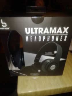 Bass jaxx ultramax headphones