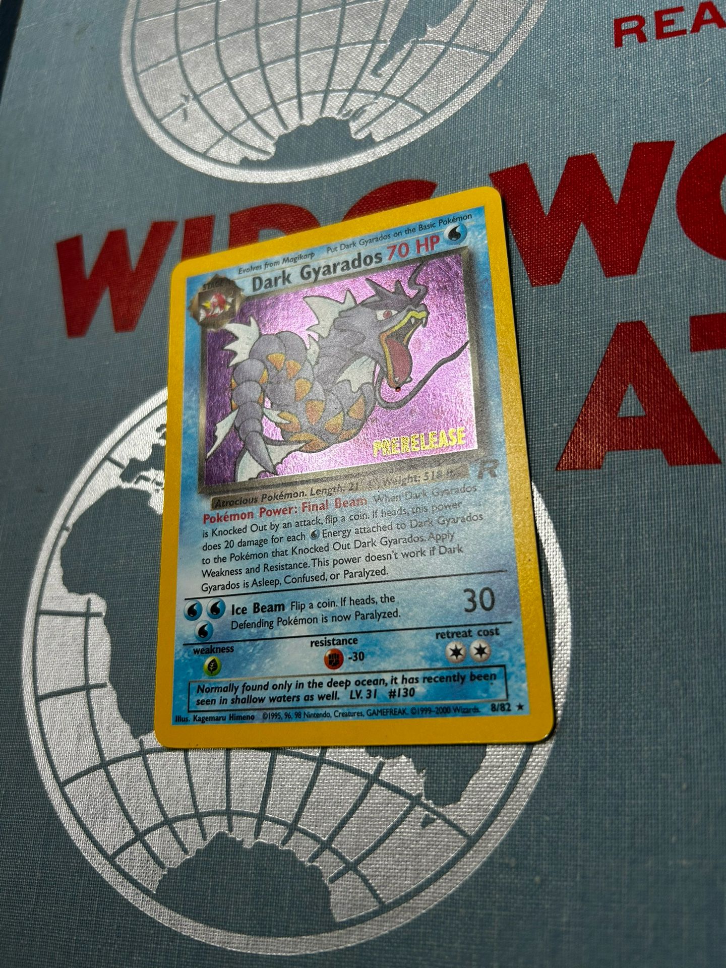 Pokémon Team Rocket Dark Gyarados (PRERELEASE) - WoTC Promo (PR) EX-NM Pokemon
