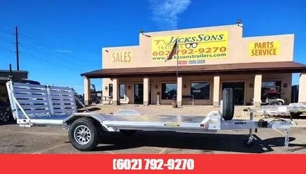 2027 Aluma 15X102 Wide Body, 5.2K Gvwr, Heavy Single Axle, Split Bi-Fold Gate (Wb15h-S-El-Dof-Sbt-Rr-Rtd)