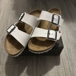 White Birkenstock Size 37