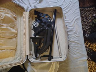 Metal detector with knife sharpener and suit case for  Carry