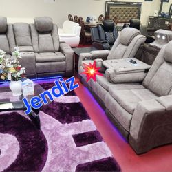Power Reclining Livingroom Furniture Couches Sofa Sets Only $49 Today And Pay Later With Or Without Credit 