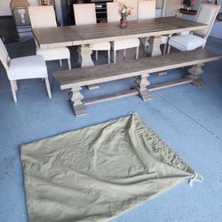 Restoration Hardware Dining Table Set