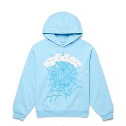 Sky Blue Sp5der Hoodie